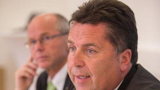 Bilder der Pressekonferenz