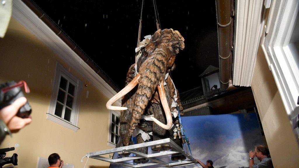 Mammut schwebt über Salzburg I