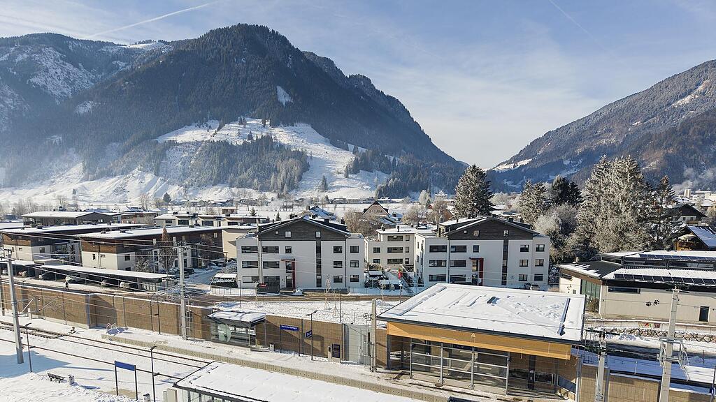Neue Haltestelle Maishofen-Saalbach