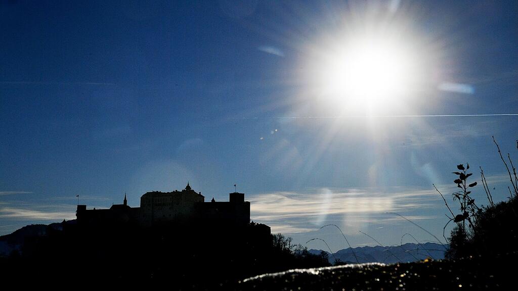 Die Sonne zeigte sich im Dezember in Salzburg nur selten.