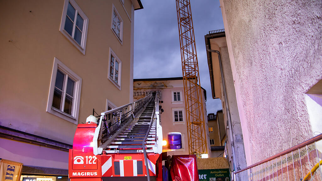 Wohnungsbrand Salzburger Altstadt