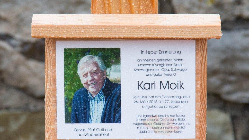 Karl-Moik-Grab in Oberalm