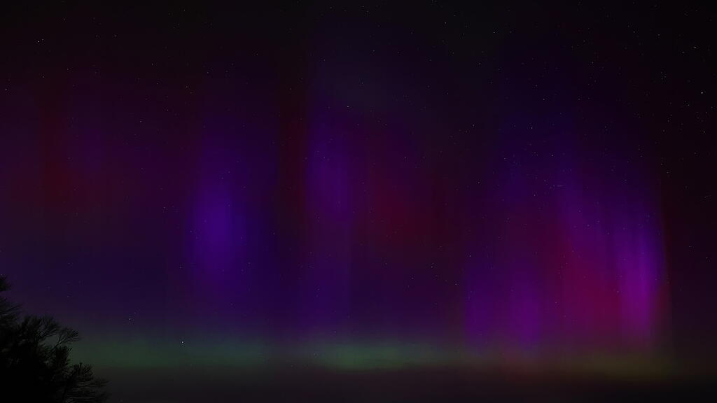 Polarlichter \u00fcber Salzburg