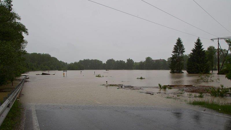 Hochwasser in Oberndorf