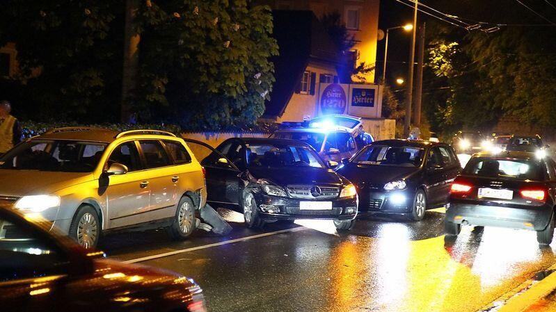 Verletzt wurde bei dem Auffahrunfall in Parsch niemand.