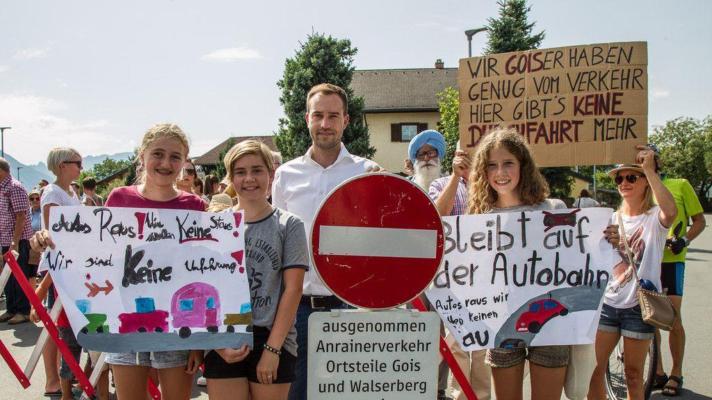 Demo gegen Stauflüchtlinge
