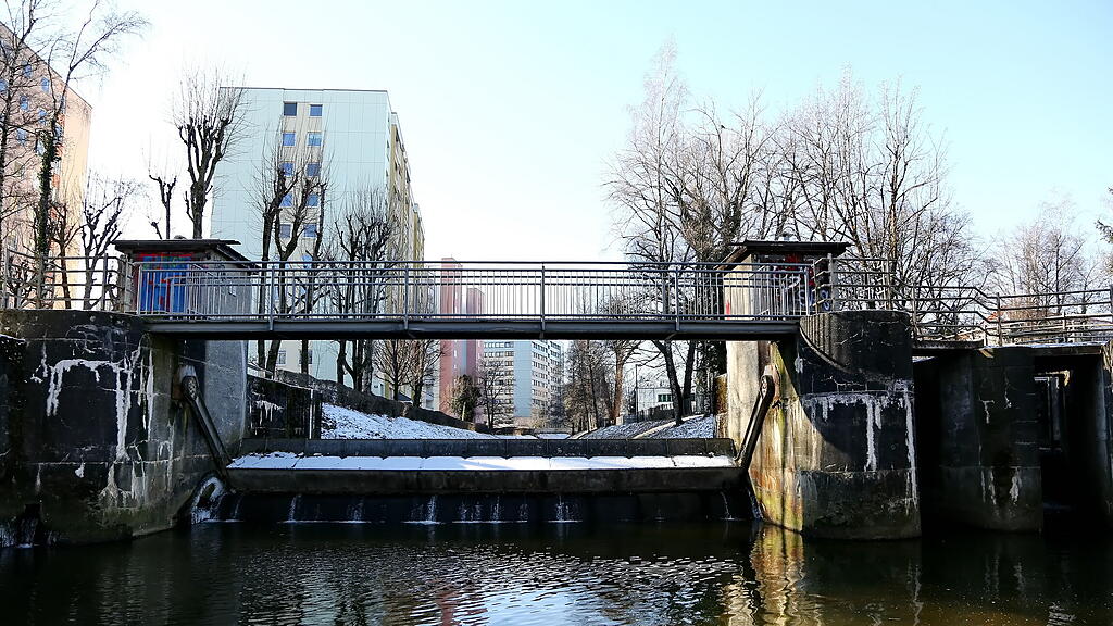 Bauarbeiten an der Glan