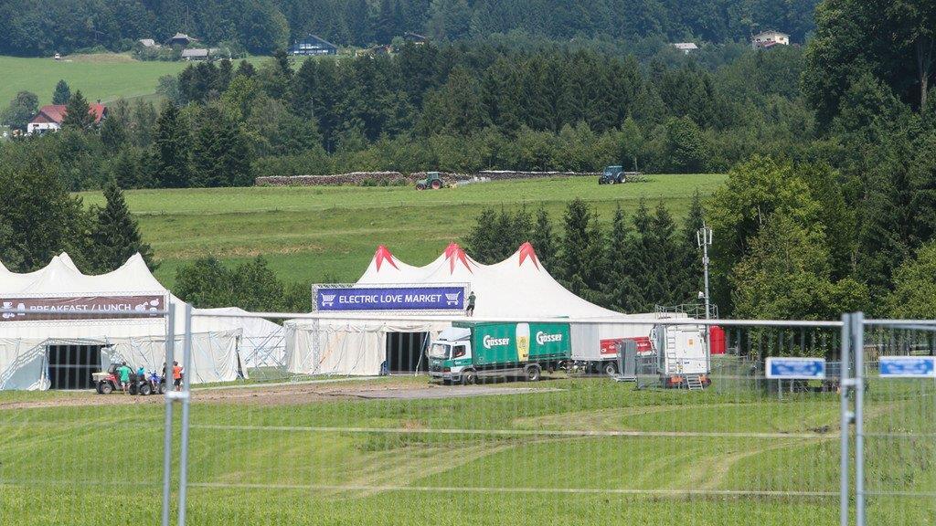 Electric Love Festival, Aufbau