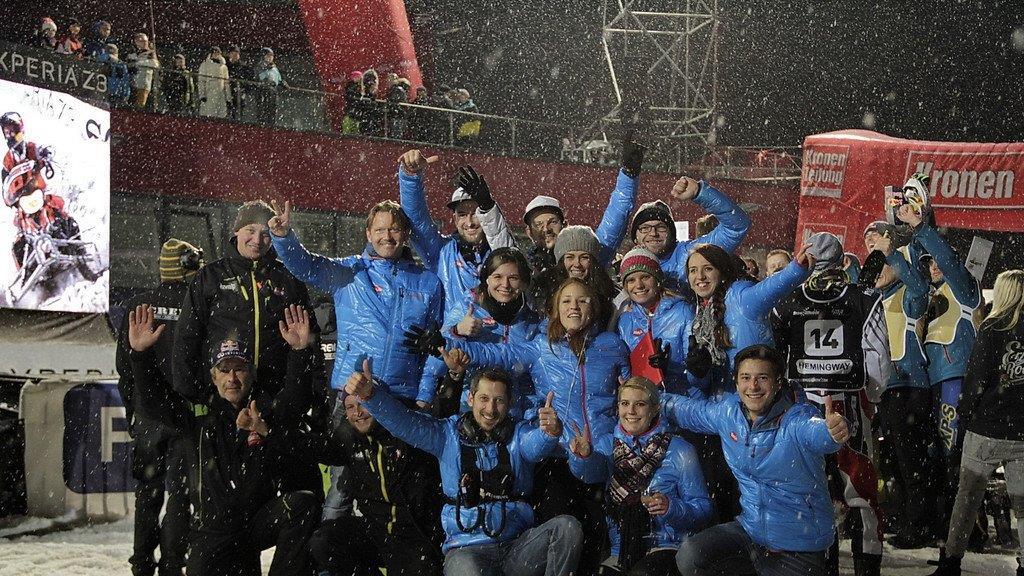 Siegerehrung bei Snow Mobile