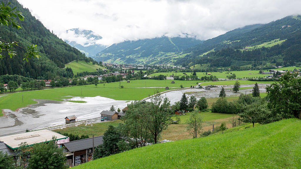 Murenabgang in Bad Hofgastein