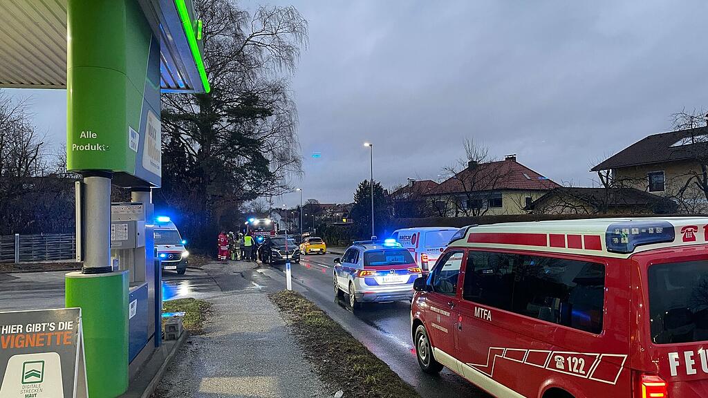 Verkehrsunall in Lamprechtshausen