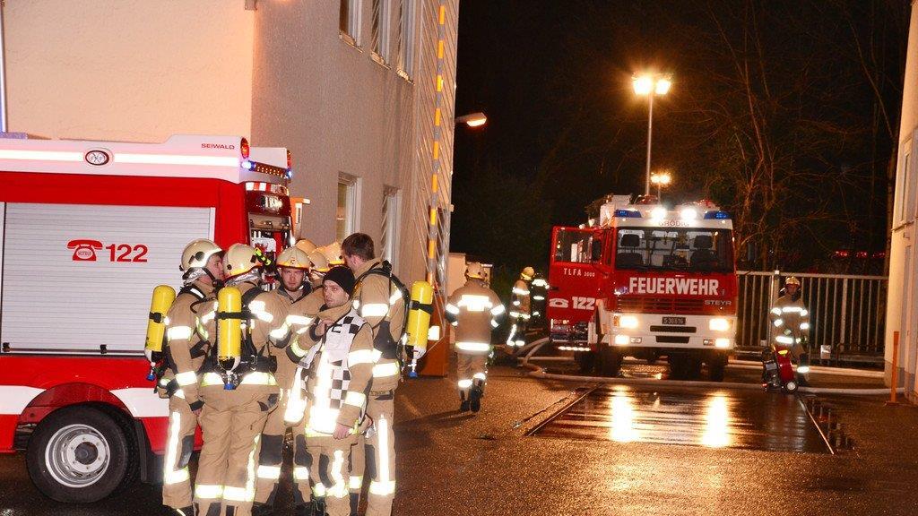 Brand bei Salzburg Schokolade in Grödig, I