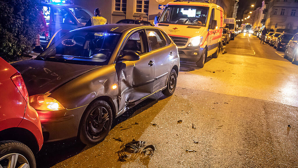 Beim Unfall auf der Plainstraße gab es zwei Verletzte.