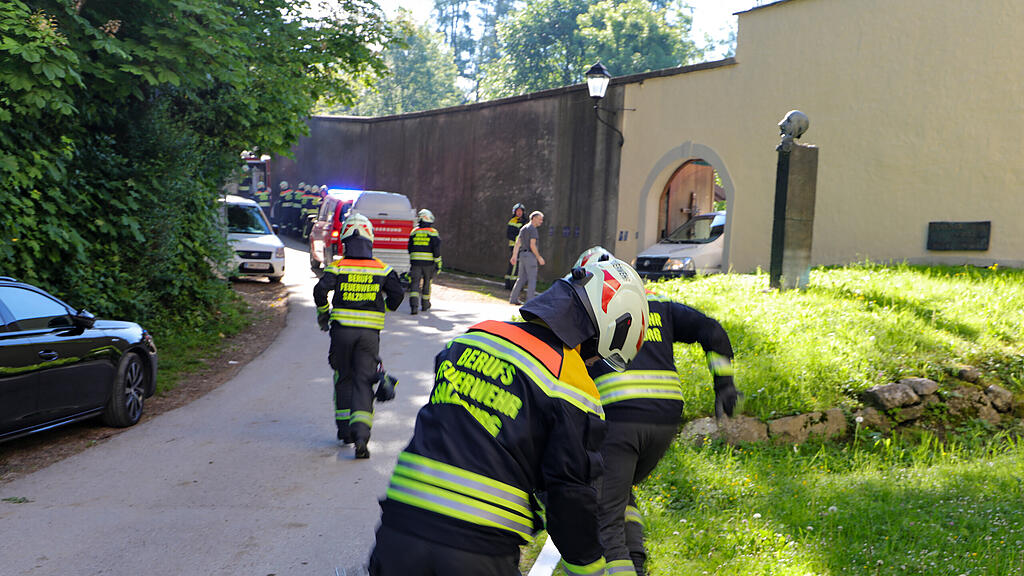 Übung Berufsfeuerwehr Kapuzinerberg