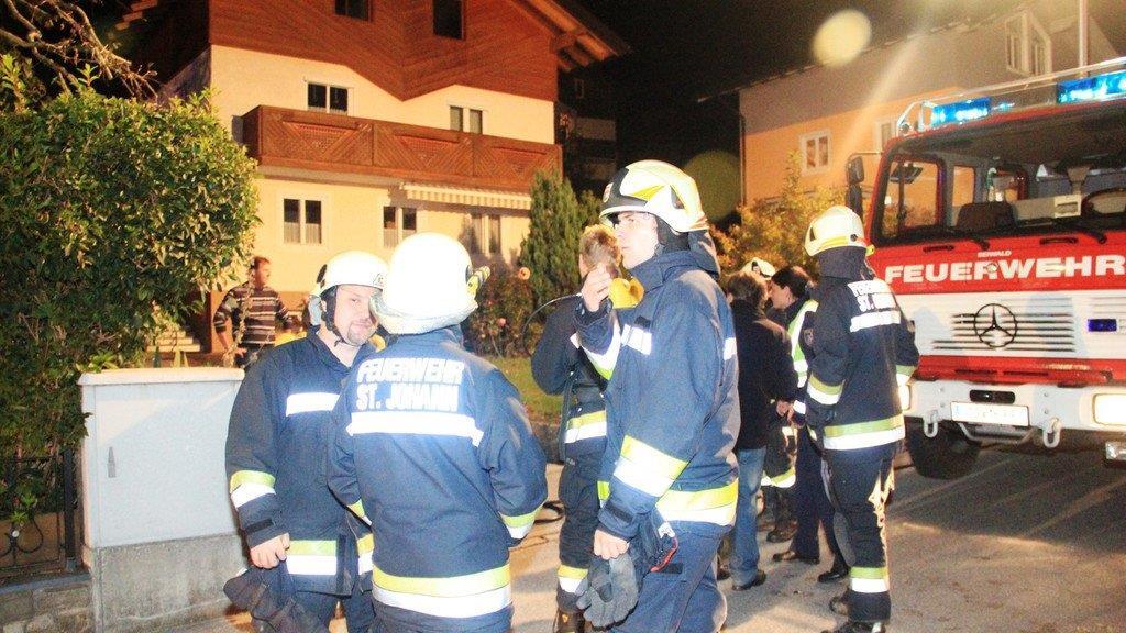 Fernseher in Flammen