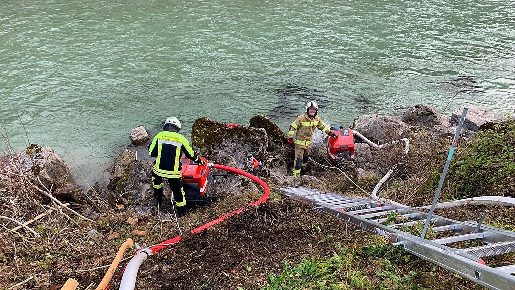 Einsatzübung Saalachtaler Feuerwehren