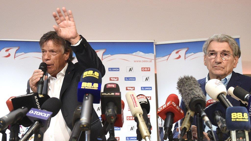 PK des ÖSV mit Schröcksnadel