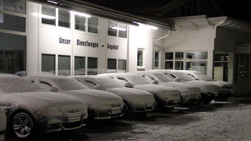 Erster Schnee in Salzburg