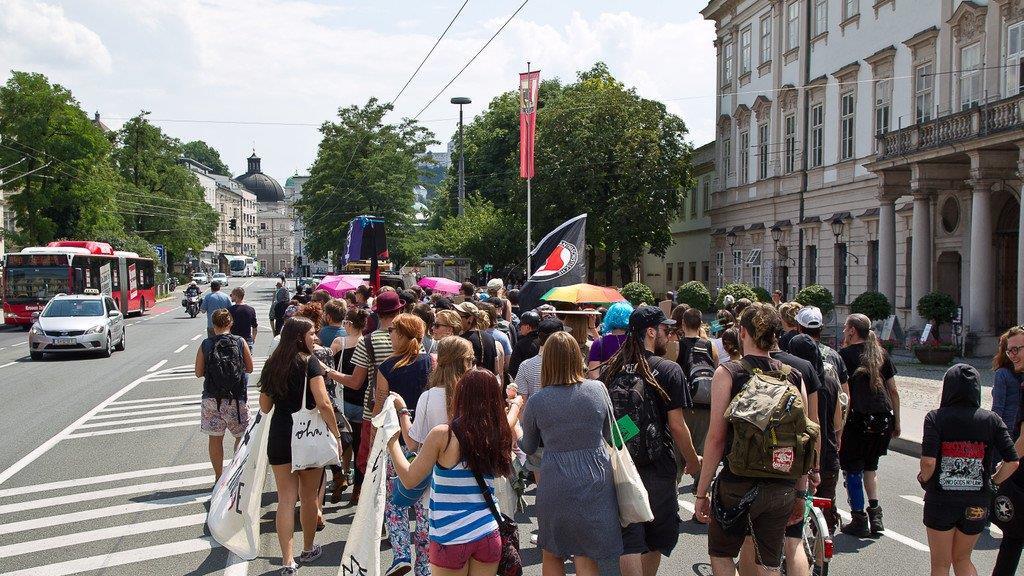 Pro Choice-Demo in Salzburg