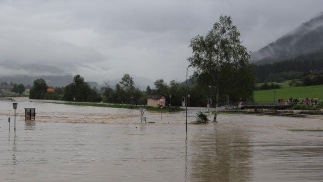 Hochwasser in Bramberg