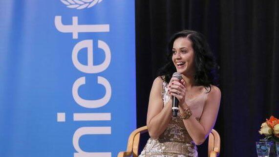 Katy Perry ist jetzt UNICEF-Botschafterin.
