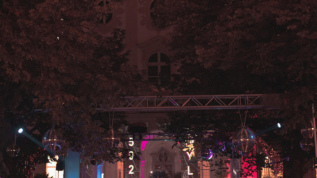 Klangkarussell im Innenhof Schloss Mirabell 5020 Festival