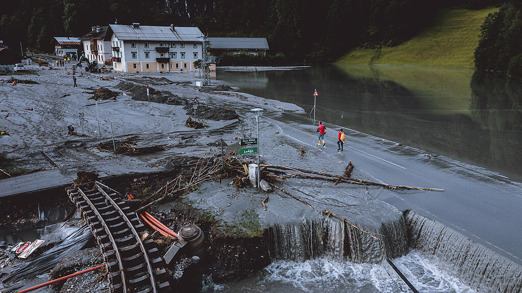 Unwetter Wald im Pinzgau