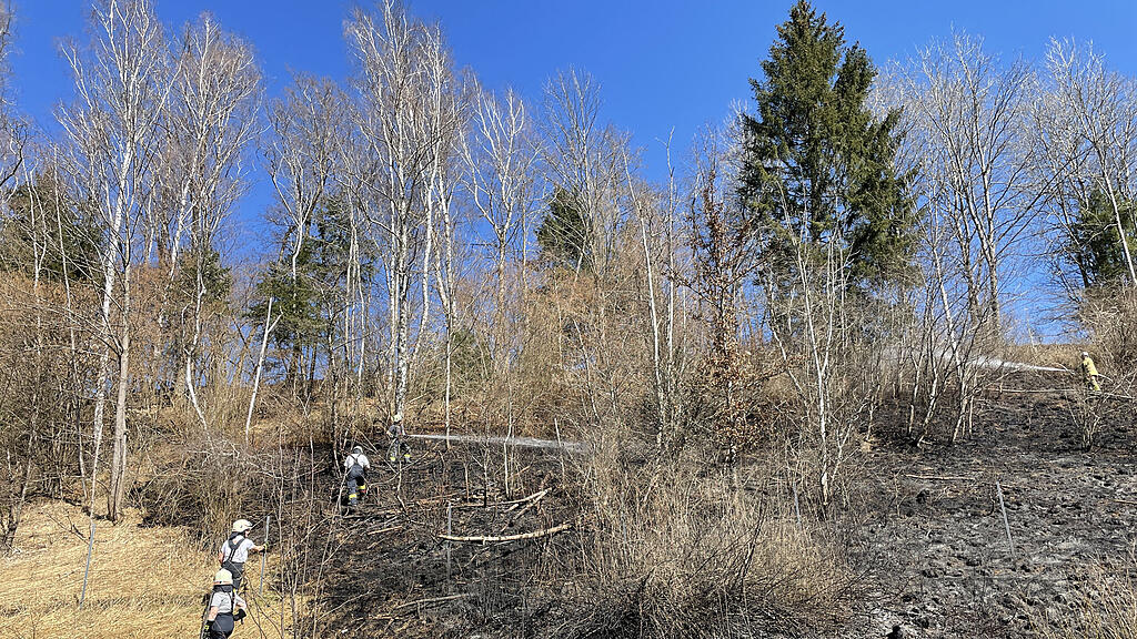 Brand A1 bei Mondsee