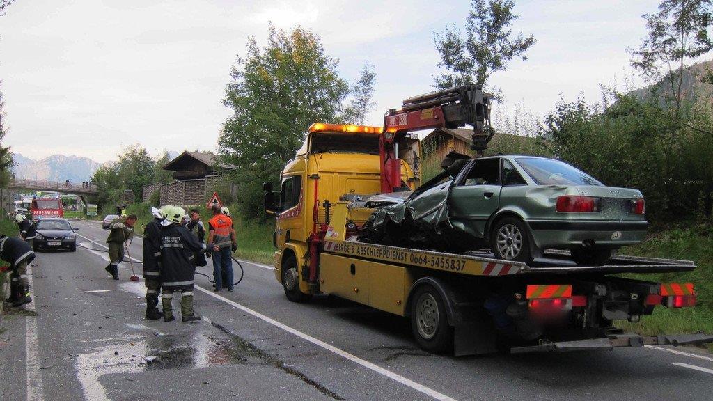 Bilder vom Frontalcrash