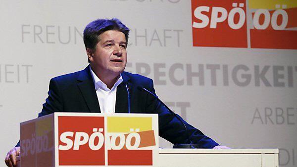Reinhold Entholzer und der SPÖ droht der dritte Platz