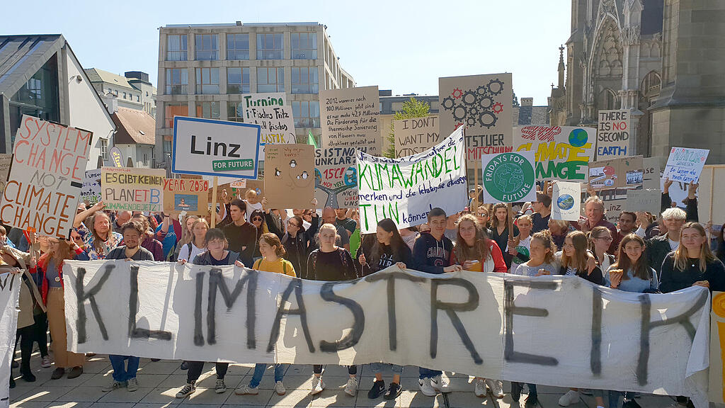 KLima, Streik, Demo, Linz, Fridays for future