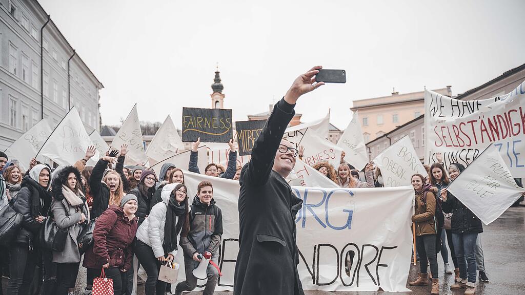 Protestmarsch BORG Oberndorf