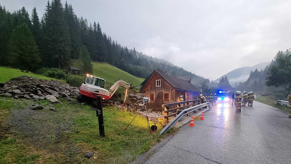 Unwetter-Einsätze fordern Floriani in Thomatal