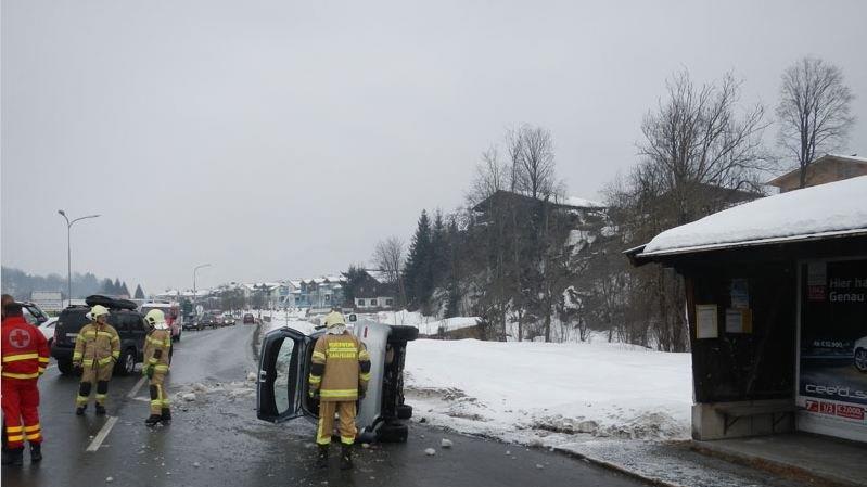Pkw-Crash in Saalfelden