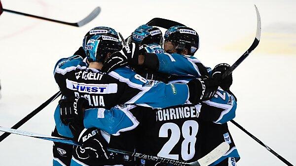 Die Black Wings Linz bezwangen Südtirol mit 4:3