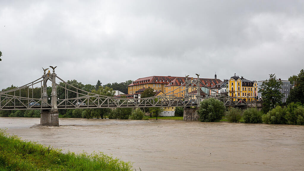 Oberndorf, Salzach, Hochwasser
