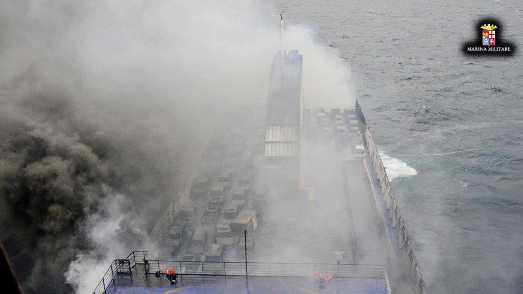 Brand auf griechischer Fähre: Evakuierung abgeschlossen