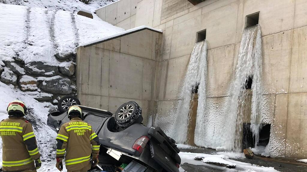 Fahrzeugabsturz Großarl