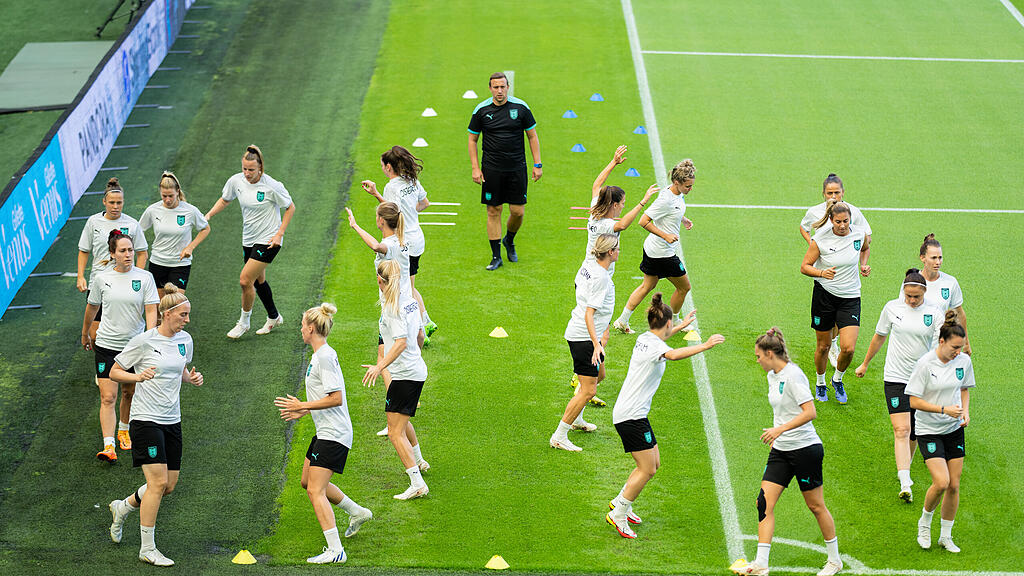 Fußball-EM: ÖFB-Training vor Norwegen
