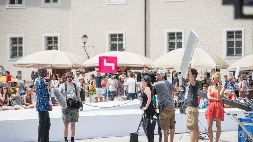 Drehstart zu Austria's Next Topmodel in Salzburg