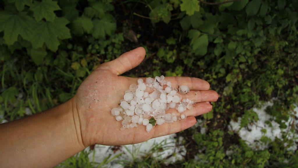 Regen und Hagel in Salzburg und OÖ
