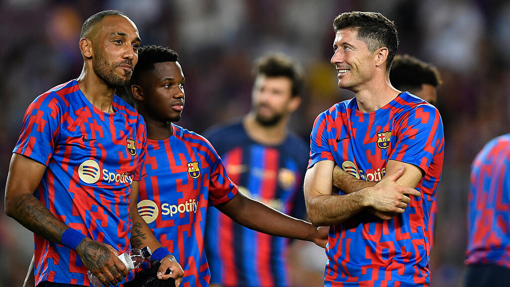 Aubaymeyang Lewandowski Barcelona