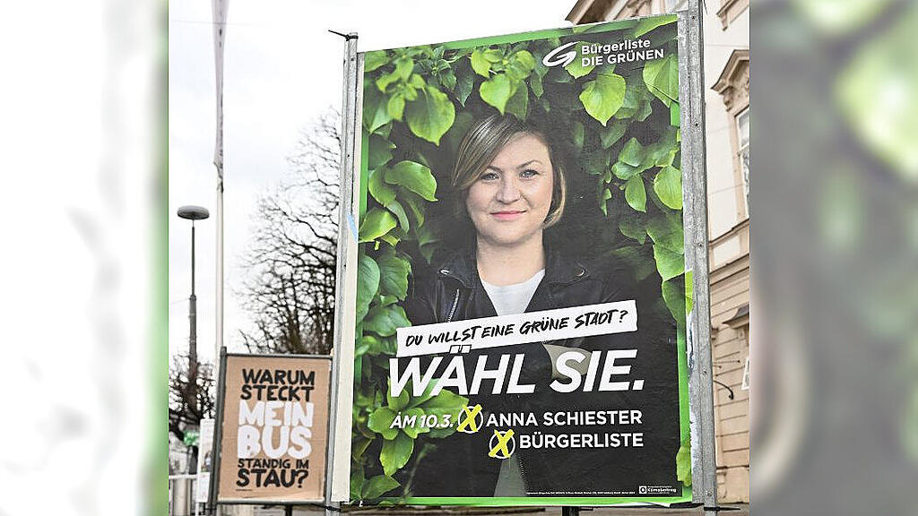 Gemeindewahl: Wahlplakate in Salzburg-Stadt