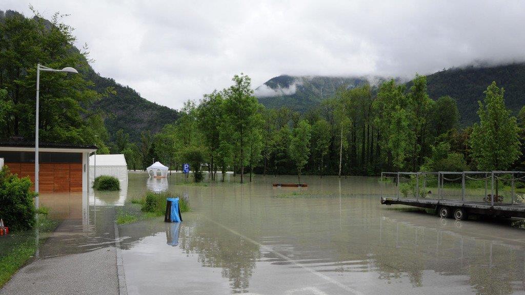Aufräumen in Ebensee