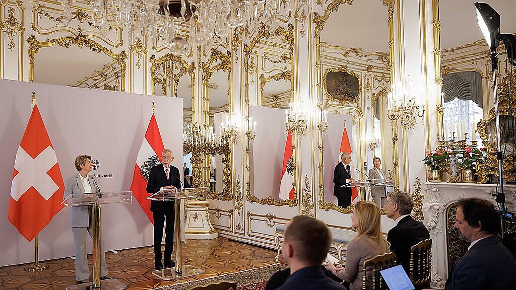Van der Bellen empfing Schweizer Amtskolegin