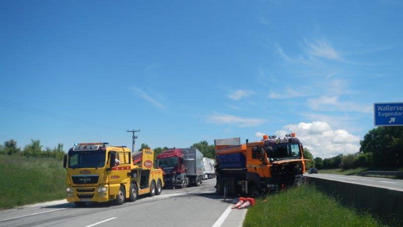 Lkw-Crash auf A1