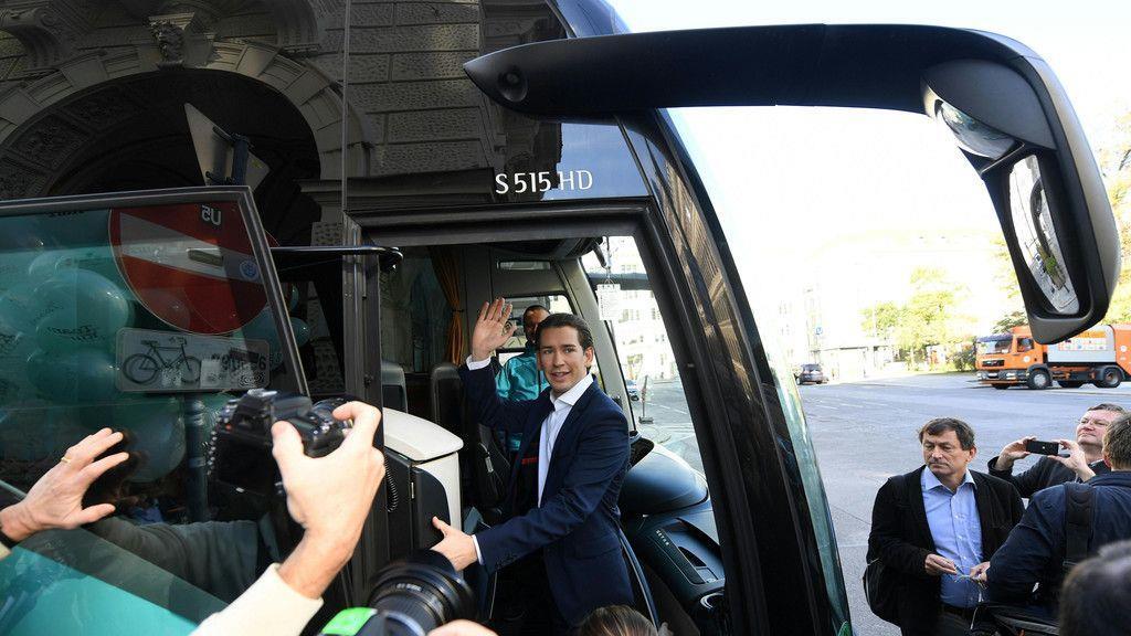 Sebastian Kurz startet ins Wahlkampffinale