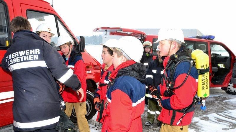 Jugendfeuerwehrübung in Grödig