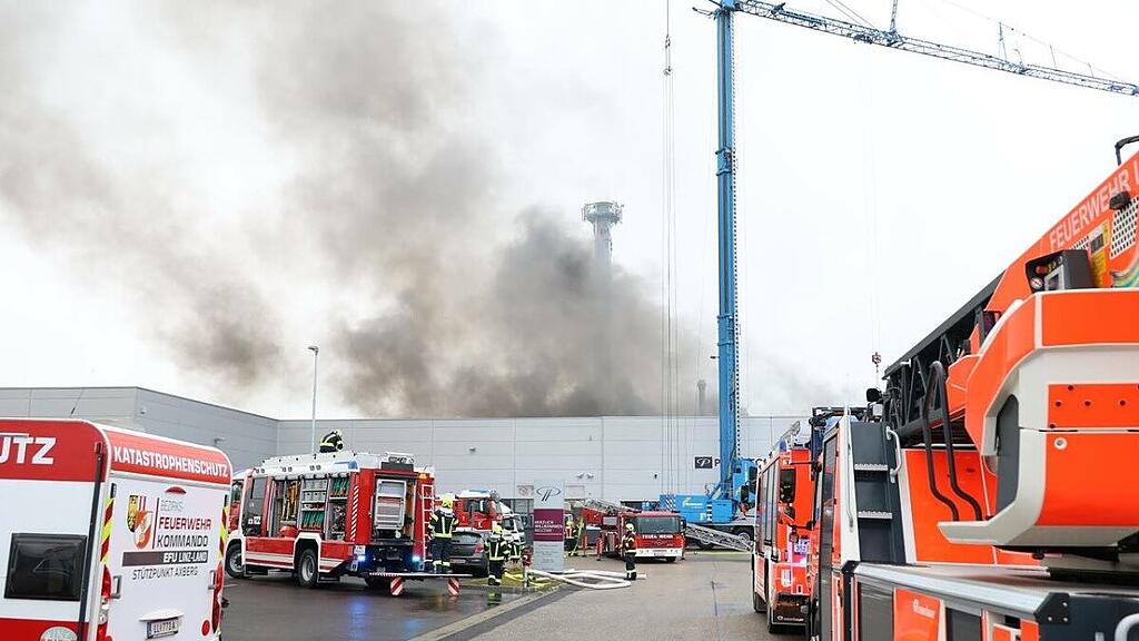 Die Rauchsäule war weithin zu sehen
