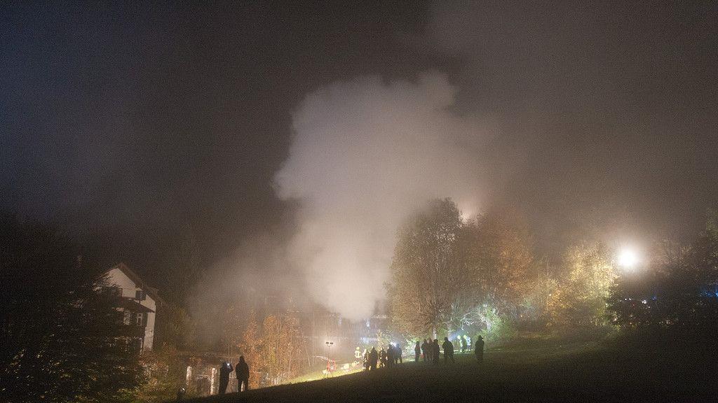 Hotelbrand in Bischofswiesen
